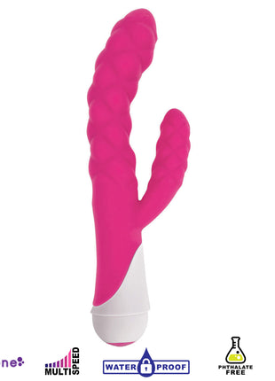 Ellen 20x Silicone Vibrator – Pink