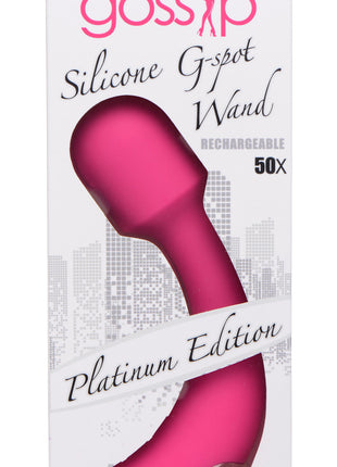 50x Silicone G-spot Wand - Pink