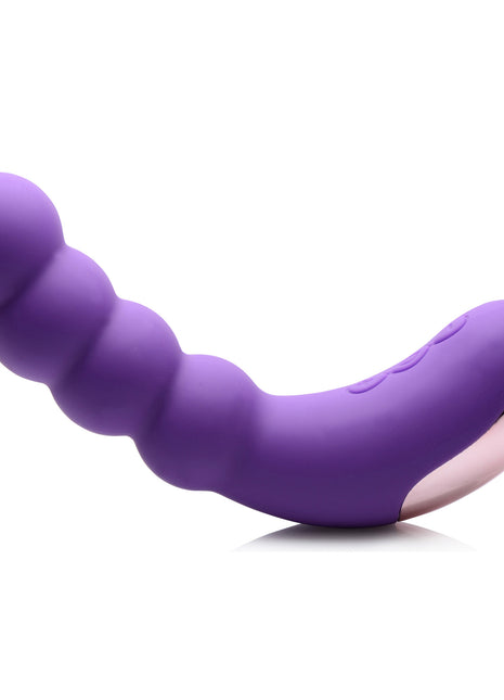 50x Silicone Beaded Vibrator - Purple