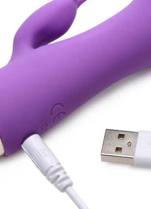 10x Wonder Mini Rabbit Silicone Vibrator - Purple