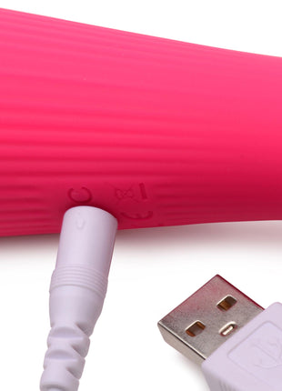 10x Silicone Wand Massager - Magenta