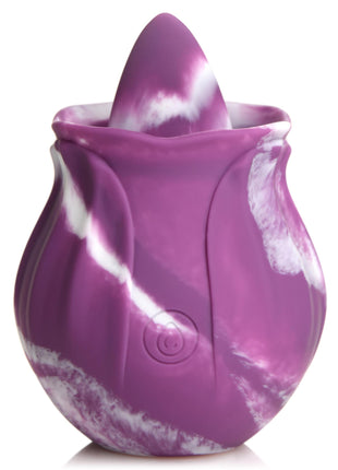 10x Purple Twirl Silicone Licking Rose