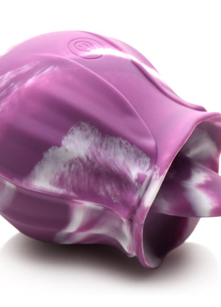 10x Purple Twirl Silicone Licking Rose