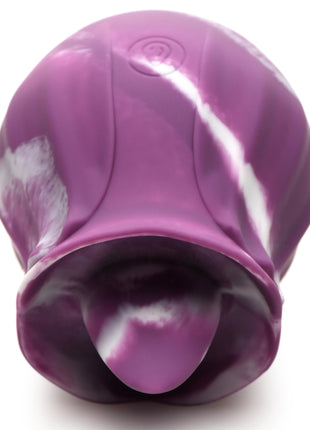 10x Purple Twirl Silicone Licking Rose