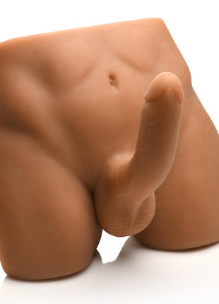 Jock Male Ass Masturbator With Posable Dildo