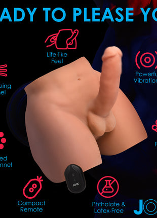 Auto-squeezing And Vibrating Male Masturbator