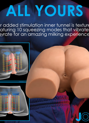 Auto-squeezing And Vibrating Male Masturbator