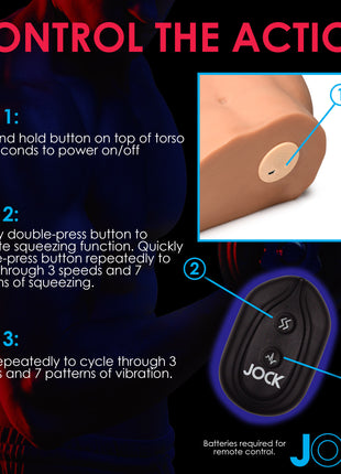 Auto-squeezing And Vibrating Male Masturbator