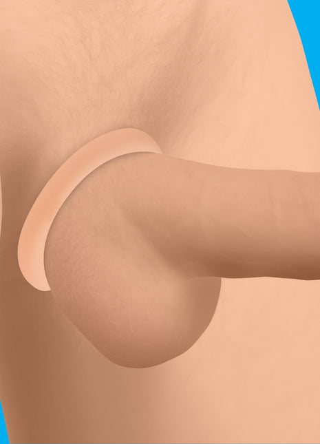Discreet Silicone Cock Ring Set - Light