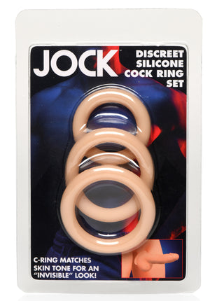Discreet Silicone Cock Ring Set - Light