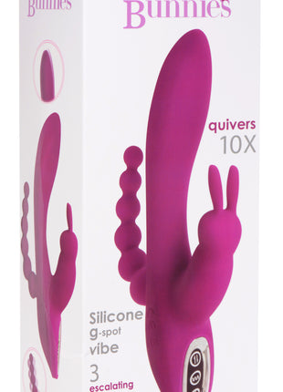 Quivers 10x Silicone G-spot Rabbit Vibrator