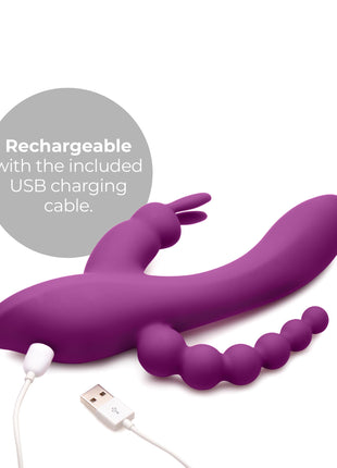 Quivers 10x Silicone G-spot Rabbit Vibrator
