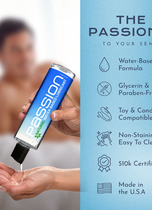 Passion Natural Water-based Lubricant - 10 Oz