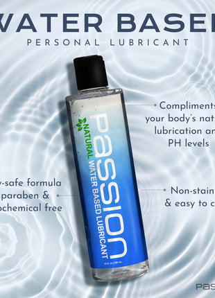 Passion Natural Water-based Lubricant - 10 Oz