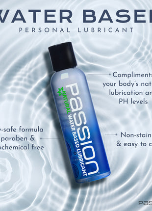 Passion Natural Water-based Lubricant - 4 Oz