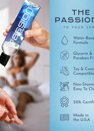 Passion Natural Water-based Lubricant - 8 Oz