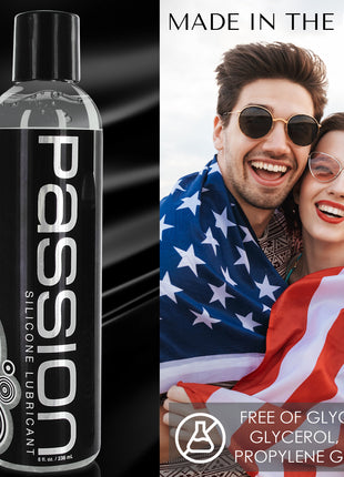 Passion Premium Silicone Lubricant - 8 Oz
