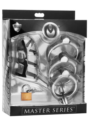 Detained Stainless Steel Chastity Cage
