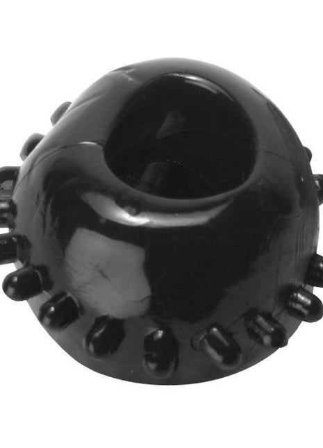2 Gummy Cock Rings- Black