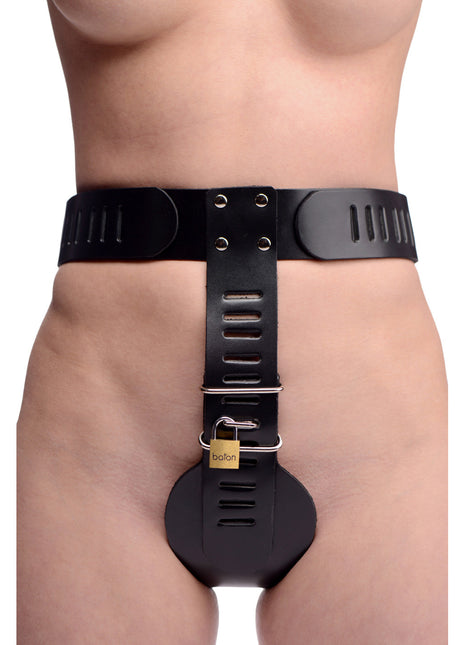 Strict Leather Female Chastity Belt