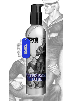 Tom Of Finland Water Based Lube- 8 Oz