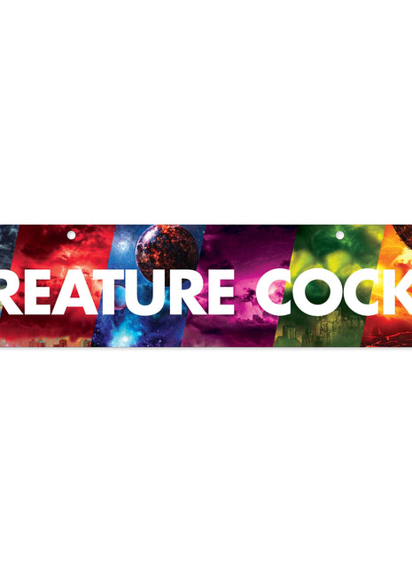 Creature Cocks Display Sign